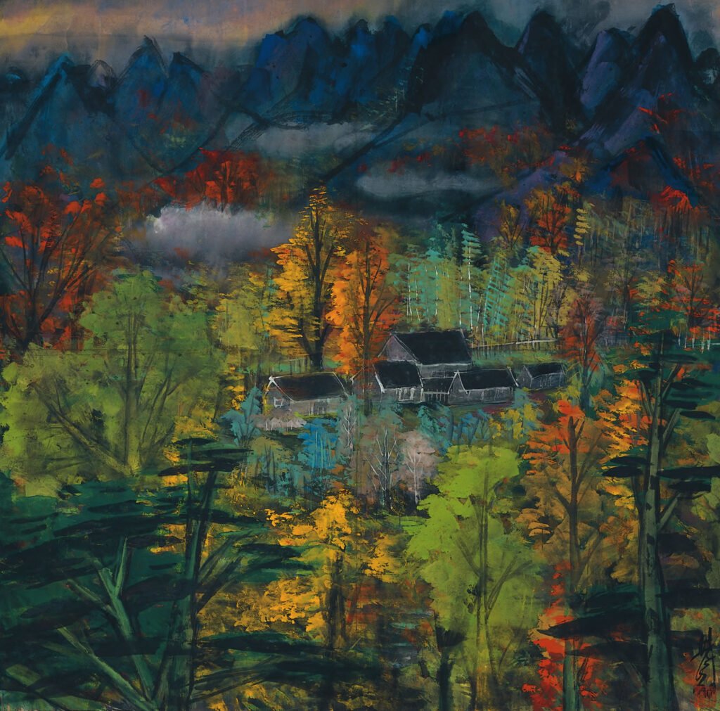 Autumn Landscape autumn landscape by lin fengmian