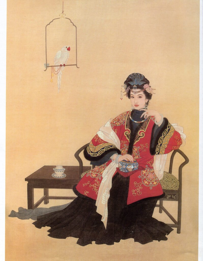 wmf仕女彩图043王熙凤 Wang Xifeng