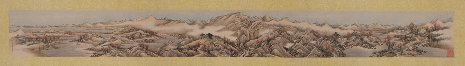 Yunxi Jiangshan Qiu Ji Picture Scroll, The Palace Museum
