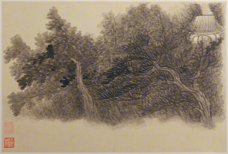 Landscape painting album, The Palace Museum