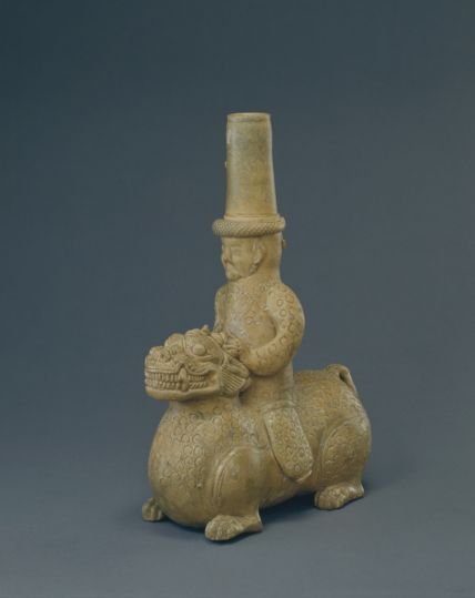 Celadon (qing-glaze) porcelain object, The Palace Museum