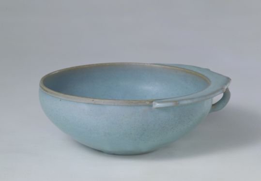Jun kiln moon white glaze single handle washer, The Palace Museum
