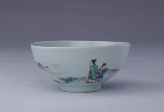 Colorful character pattern bowl, The Palace Museum