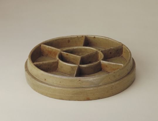 Celadon (qing-glaze) porcelain object, The Palace Museum