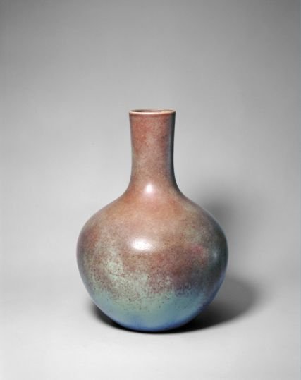 Yongzheng model imitation Jun new purple glazed celestial sphere vase, The Palace Museum
