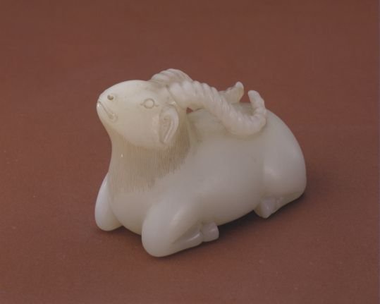 White Jade Lying Sheep, The Palace Museum