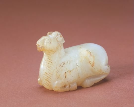 Jade sleeping sheep, The Palace Museum