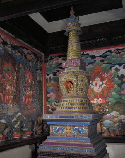 Qianlong style cloisonné enamel pagoda, The Palace Museum
