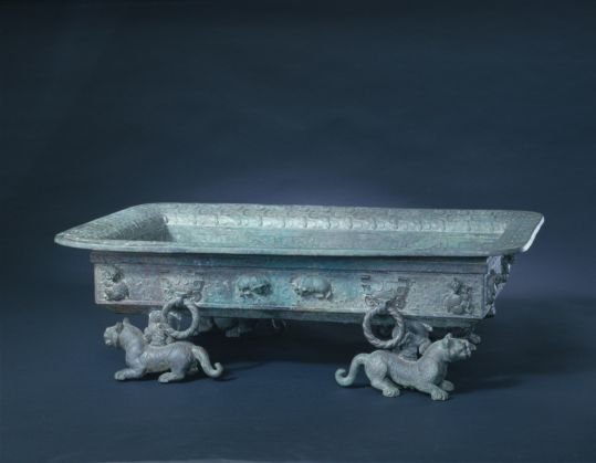 Turtle pattern square plate, The Palace Museum