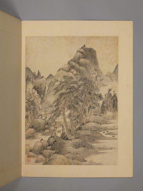 Landscape painting album, The Palace Museum