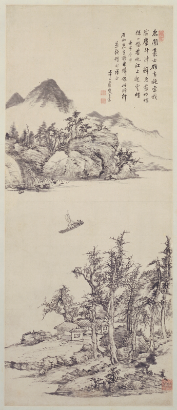 Landscape painting hanging scroll, The Palace Museum