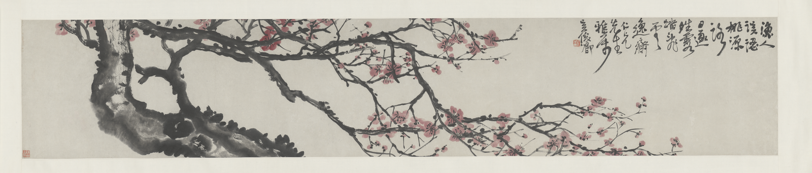 Wu Junqing's Red Plum Picture Scroll, The Palace Museum