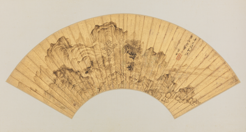 Landscape painting album leaf, The Palace Museum