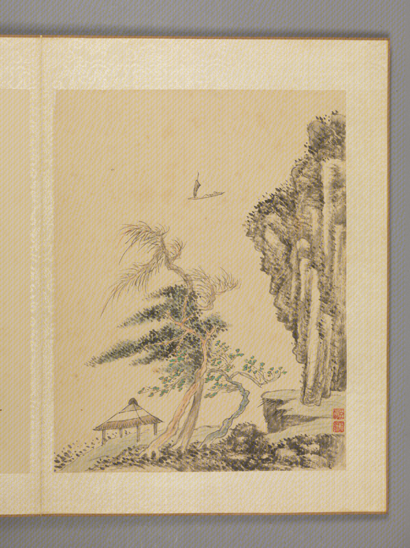 Landscape painting album, The Palace Museum