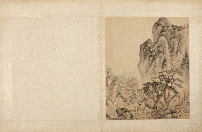 Landscape painting album, The Palace Museum