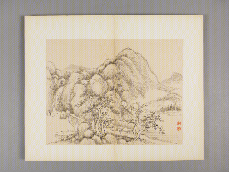 Lu Yao's landscape album, The Palace Museum