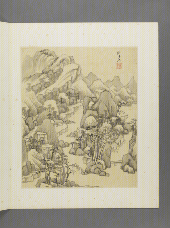 Wang Jian's antique landscape album, The Palace Museum