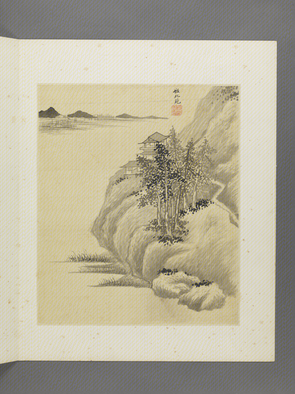 Wang Jian's antique landscape album, The Palace Museum