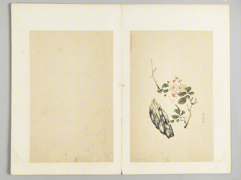Woodblock watermark Shizhuzhai five-color paper music album, The Palace Museum