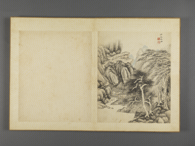 Xue Xuan's antique landscape album, The Palace Museum