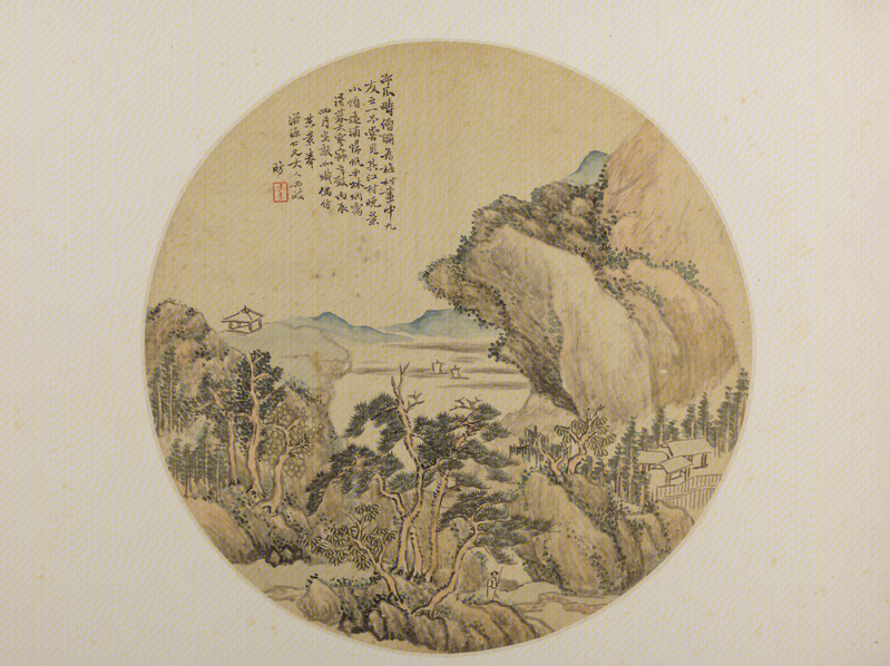 Landscape painting album leaf, The Palace Museum