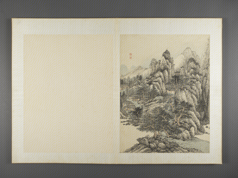 Landscape painting album, The Palace Museum