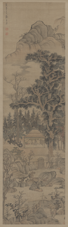 Landscape painting hanging scroll, The Palace Museum