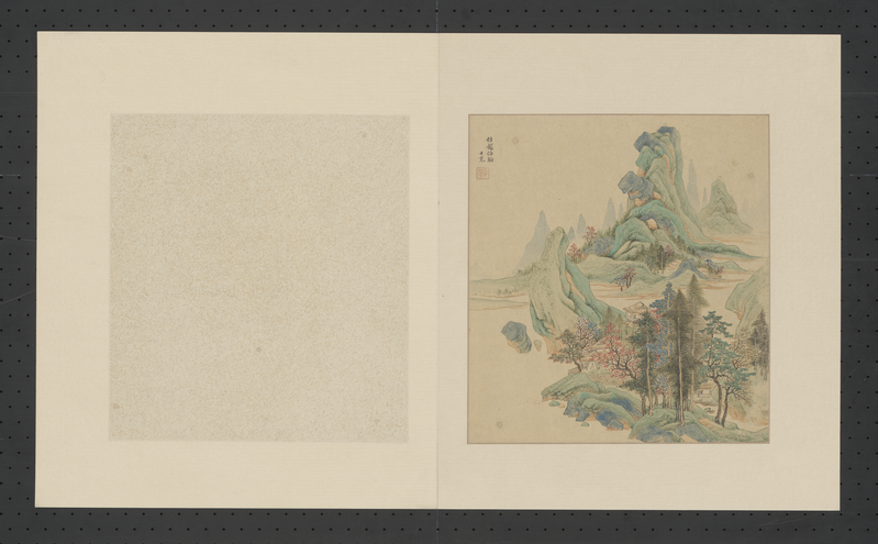 Landscape painting album, The Palace Museum