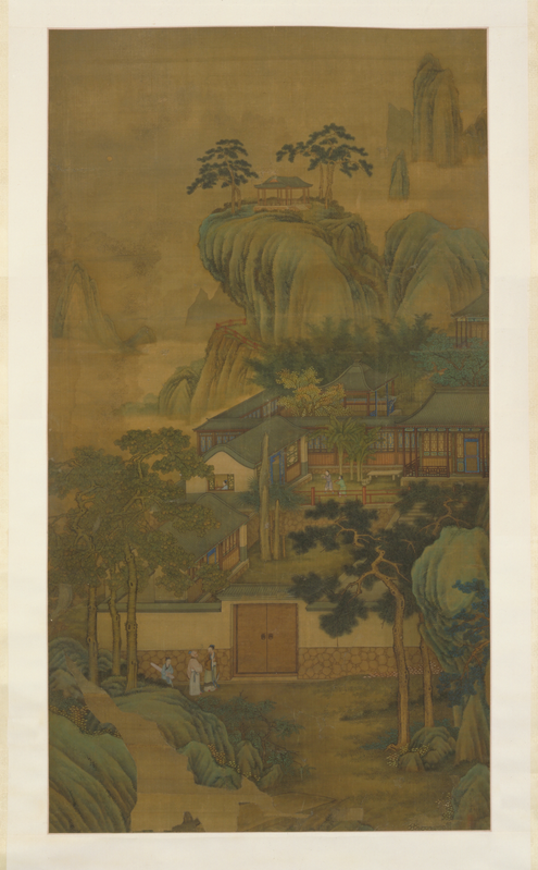 Landscape painting hanging scroll, The Palace Museum