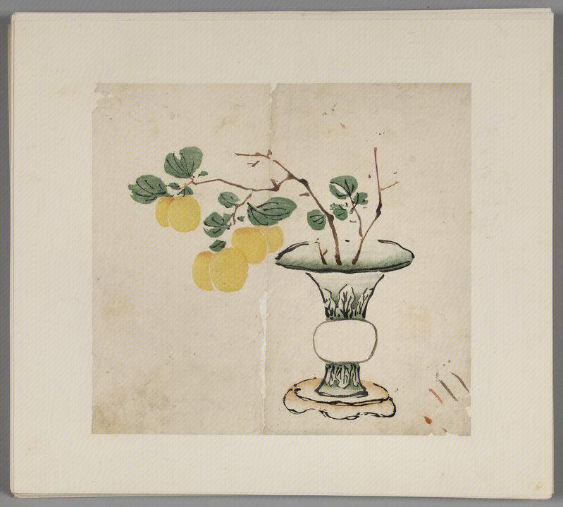Woodblock watermark Hu Ricong et al. Shizhuzhai genealogy album, The Palace Museum