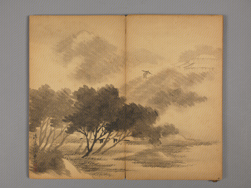 Landscape painting album, The Palace Museum