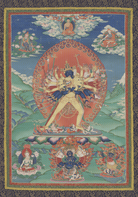 Qing Dynasty Kalachakra Buddha scroll, The Palace Museum