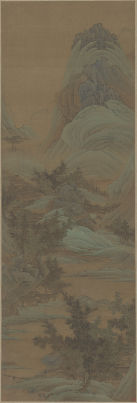Landscape painting hanging scroll, The Palace Museum