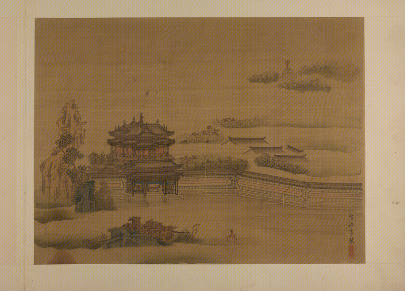 Li Dong's landscape album, The Palace Museum