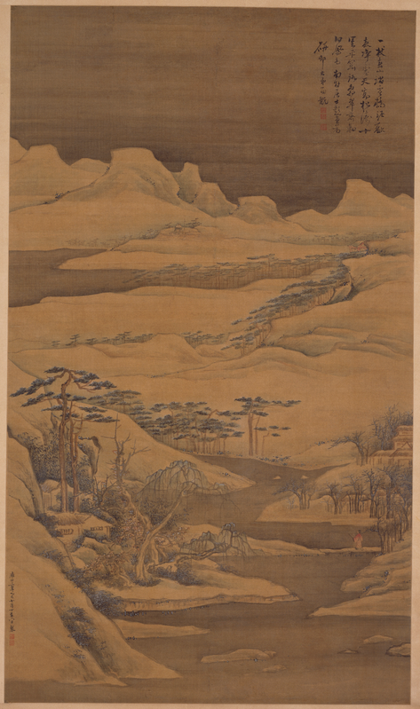 Landscape painting hanging scroll, The Palace Museum