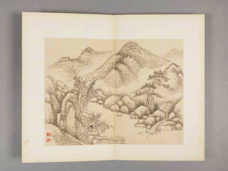 Lu Yao's landscape album, The Palace Museum