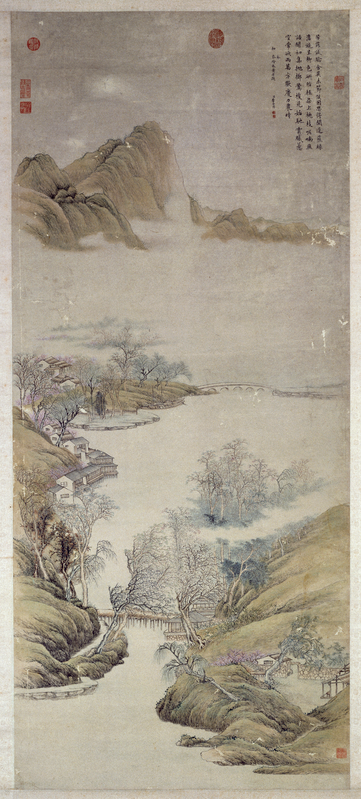Landscape painting hanging scroll, The Palace Museum