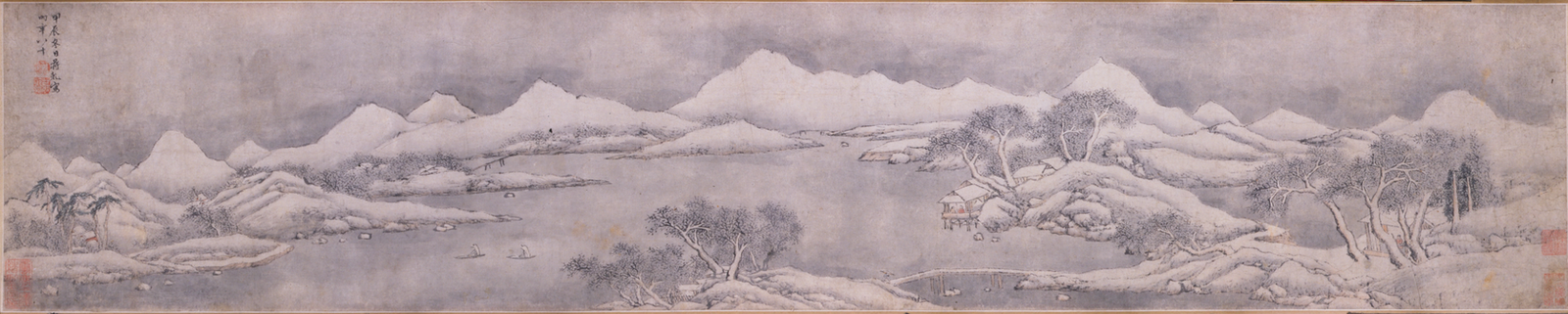 Jiang Qian's Return to the Snowy River Picture Scroll, The Palace Museum