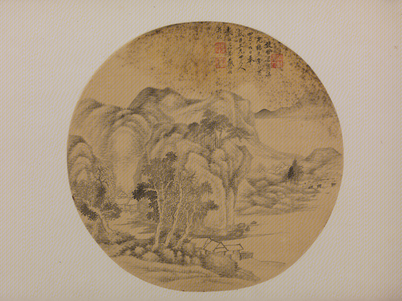 Landscape painting album leaf, The Palace Museum