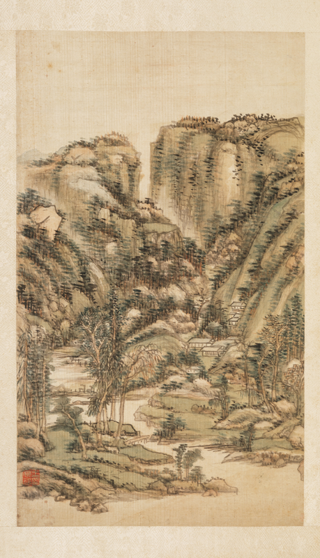 Landscape painting album, The Palace Museum