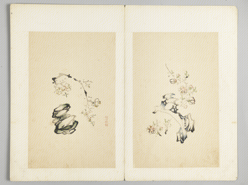 Woodblock watermark Shizhuzhai five-color paper music album, The Palace Museum
