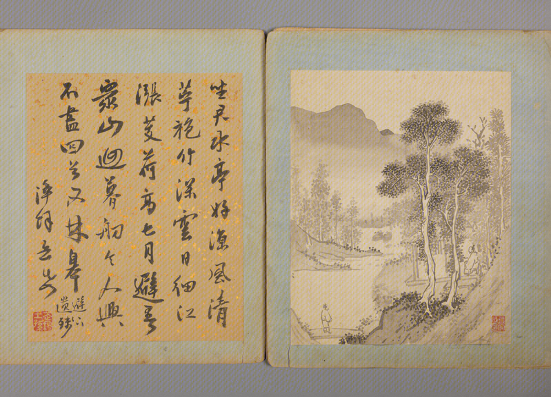 Jiang Shoucheng's Landscape and Flower Album, The Palace Museum