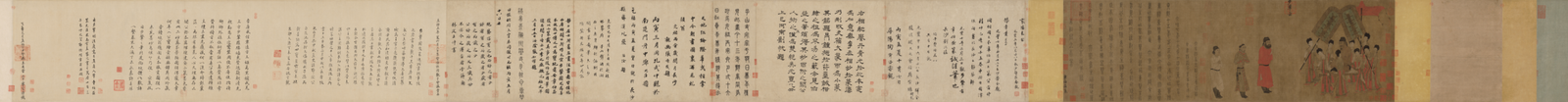 Emperor Taizong Receiving the Tibetan Envoy (Yan Liben), The Palace Museum