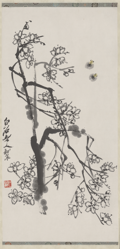 Qi Baishi Plum Blossom Axis, The Palace Museum