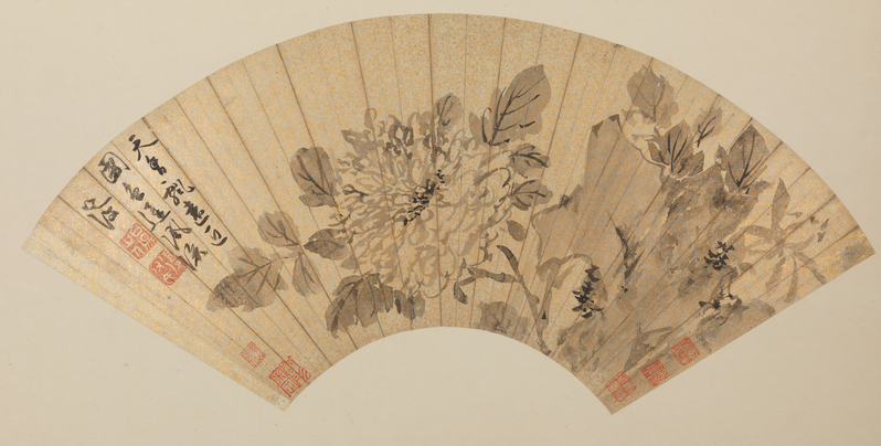 Chen Chun Tianxiang picture fan, The Palace Museum