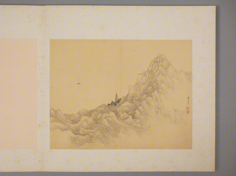 Chan Ka Lok's Landscape Book, The Palace Museum