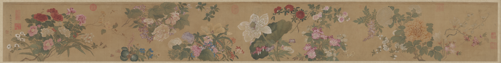 Wang Yuan's Four Seasons of Changchun Picture Scroll, The Palace Museum
