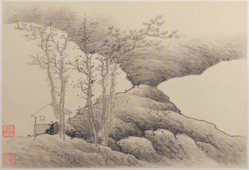 Landscape painting album, The Palace Museum