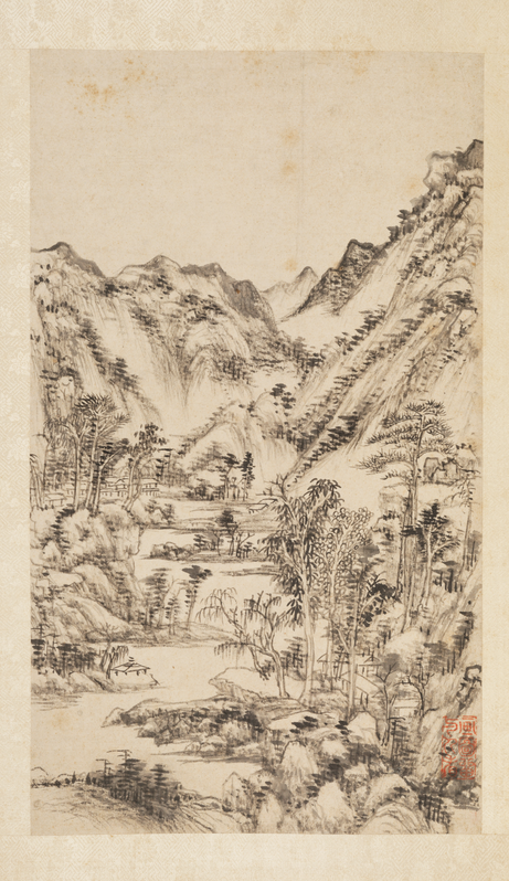 Landscape painting album, The Palace Museum