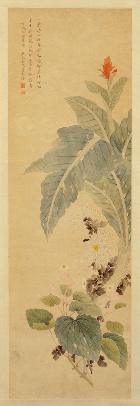 Jiang Jixi imitation of Yun Shouping's flower scroll, The Palace Museum
